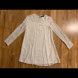 Zara white dress